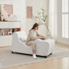 Mjkone Yoga Chair for Adults, Velvet Yoga Chaise Lounge Chair Indoor for Adult Exercise, Stretching, Relaxation,Dark Gray/Light Gray/Beige - 2 of 4