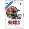 Trends International NFL San Francisco 49ers - Drip Helmet 20 Framed Wall Poster Prints - 3 of 4