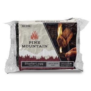 Pine Mountain Starter Logg Pine Sawdust Fire Starter 30 min 4 pk (Case of 12) - 1 of 1
