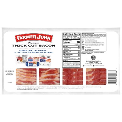 Farmer John Thick Cut Bacon - 12oz
