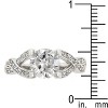 Slickblue Brilliant Twist Engagement Ring, 4.5 Ct. Round CZ, Pave Setting, Women’s Bridal Jewelry, Sizes 5-10 - 3 of 4