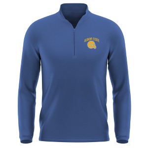 Campus Lab Albany State University Adult Men's Active Sport 1/4 Zip Pullover Left Chest Logo - 1 of 4