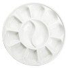 MEEDEN 12-Well Round Porcelain Watercolor Paint Palette for Watercolor Gouache Acrylic Oil Painting, 7-Inch - 2 of 4