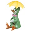 Northlight Sitting Duck in Raincoat and Umbrella Outdoor Garden Statue - 10.5" - 4 of 4