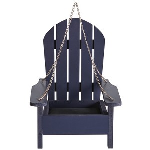 The Lakeside Collection Hanging Beach Chair with Mesh Bottom Bird Feeder - 1 of 1