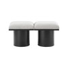 Meridian Furniture,Pavilion Boucle Fabric Bench - 2 of 4