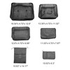 Unique Bargains Portable Packing Cube Set 6 Pcs - 2 of 4