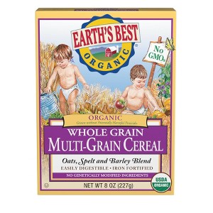 Earth's Best Organic Multi-Grain Whole Grain Baby Cereal - 8oz - 1 of 3