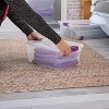 Sterilite 15qt Clear View Storage Bin with Latch Purple - 4 of 4