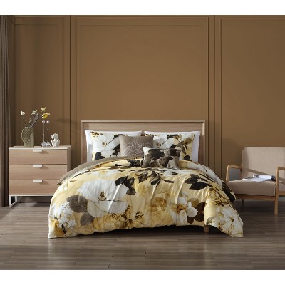 Bebejan Magnolia 100% Cotton 5 Piece Reversible Comforter Set