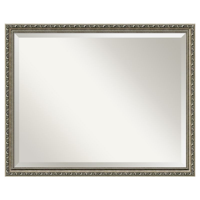 30&#34; x 24&#34; Parisian Silver Framed Wall Mirror - Amanti Art, 1 of 10