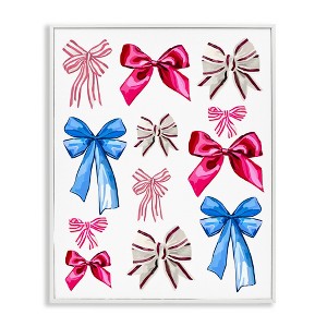 Stupell Industries Varied Fashion Ribbons Framed Giclee Art - 1 of 4