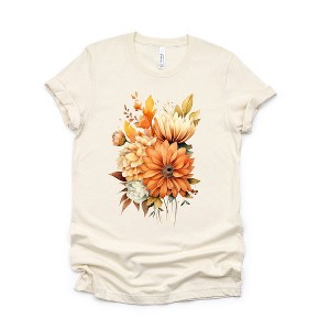 Simply Sage Market Women's Fall Watercolor Short Sleeve Graphic Tee - 1 of 2