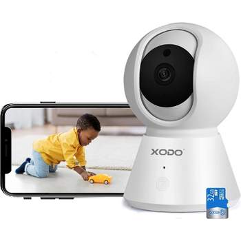 XODO E6 Wireless Wi-Fi Security Camera 1080P HD Baby Monitor 2 Way Audio