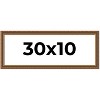 PosterPalooza | Panoramic Classic Gold Picture Frame - UV Acrylic, Foam Board Backing, Hanging Hardware - 2 of 4