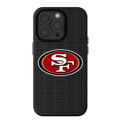 Keyscaper NFL NFC Teams Text Backdrop MagSafe Compatible Cell Phone Case for Apple iPhone