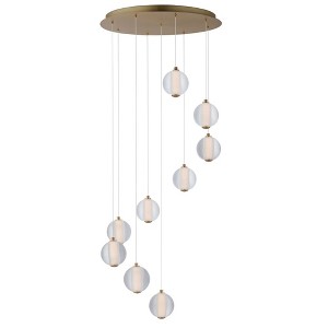 ET2 Lighting Rhythm 9 - Light Pendant in  Gold - 1 of 4