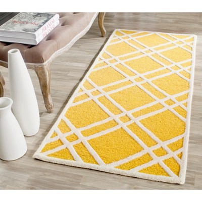 Ivory Elegance Hand-Tufted Wool Runner Rug, 2'6" x 6'