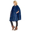 Catalonia Women's Fuzzy Fleece Cardigan, Open Front No Sleeve Shrug, Cozy Hoodie Blanket Shawls Wearable, Valentine’s Day Gift Woman - 4 of 4