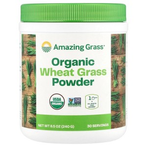 Amazing Grass Organic Wheat Grass Powder, 8.5 oz (240 g) - 1 of 2