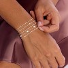 Gold Bracelets for Women, 14K Dainty Gold Plated Stackable Bracelets for Women Trendy Waterproof CZ Tennis Bracelet Set - 4 of 4
