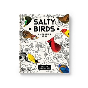 Salty Birds Coloring Book - by  Brass Brass Monkey (Hardcover) - 1 of 1