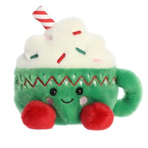 Aurora Mini Candace Hot Cocoa Palm Pals Festive Stuffed Animal Green 4.5" - 1 of 4