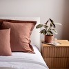 26" x 26" French Linen Euro Pillow with Flange | BOKSER HOME - 4 of 4