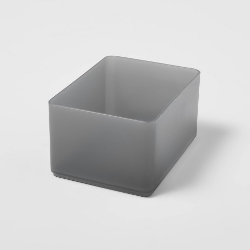 Medium Plastic Bathroom Tray Black - Brightroom™ : Target