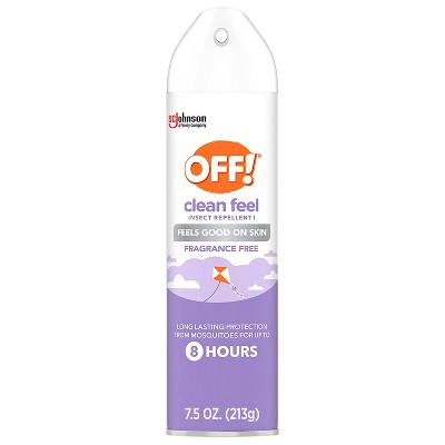 OFF! Clean Feel Mosquito Repellent Deet Free Bug Spray - 7.5oz