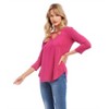 Women's Cut-Out Shirttail Tee - Karen Kane - 3 of 3