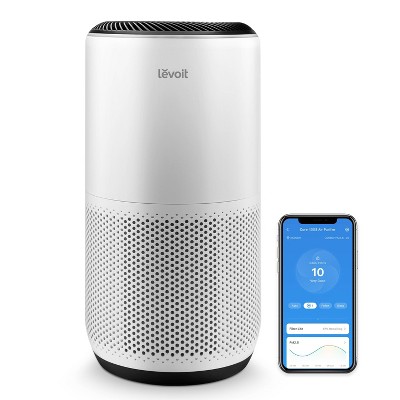 Levoit Smart Wi-Fi Air Purifier with H13 True HEPA Filter, Cleanses the  Air, Covers 290 Sq ft, White 