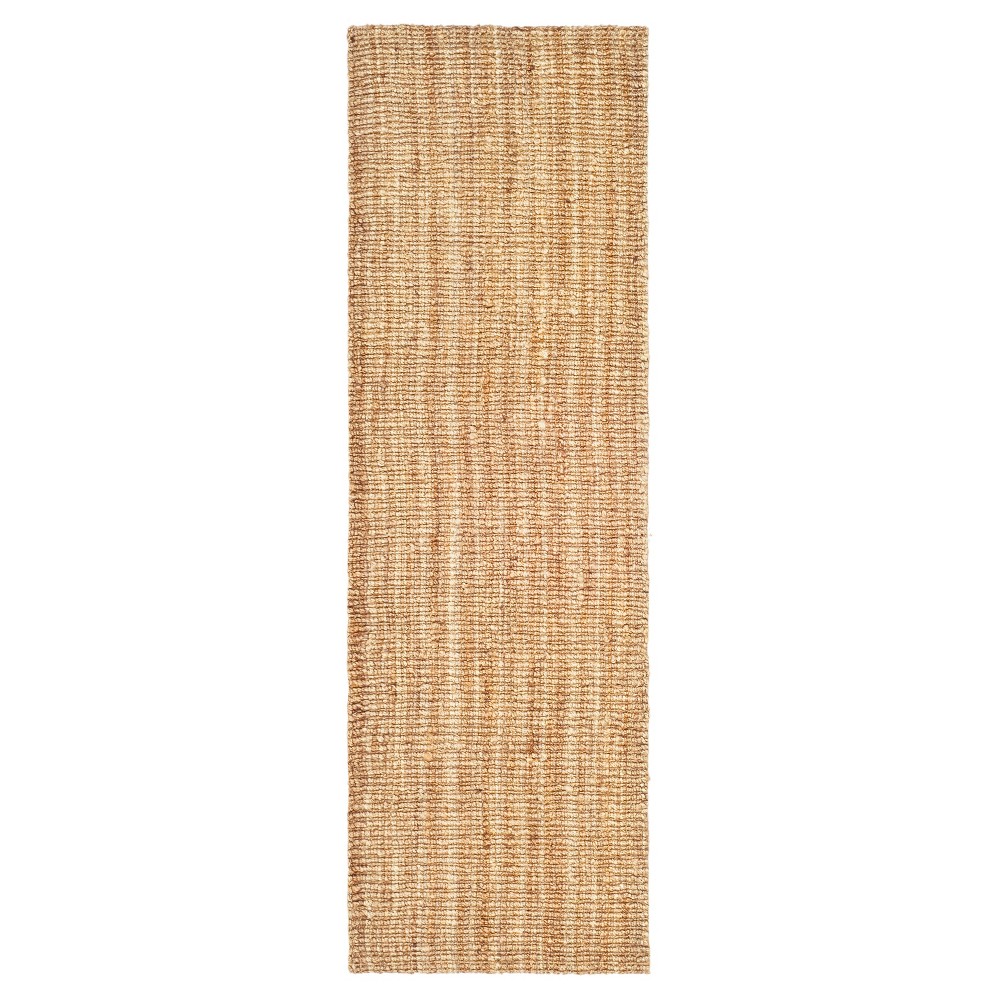 2'6inx8' Serena Natural Fiber Runner Natural - Safavieh