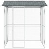 vidaXL Bird Cage Anthracite 215 x 208 x 247 cm Galvanized Steel - 2 of 4