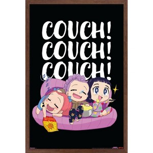 Trends International Netflix KPop Demon Hunters (2025) - Huntrix Chibi Couch Framed Wall Poster Prints - 1 of 4