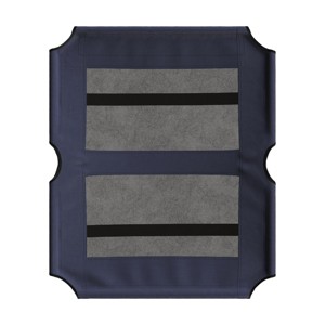 Elevated Dog Bed Cover - 36x30-Inch Replacement Pet Bed Cover with Mesh Panel - For Indoor/Outdoor Use - Dog Cot Not Included by PETMAKER (Blue) - 1 of 4