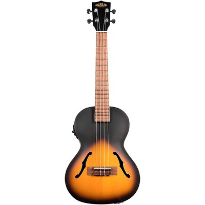 Kala KA-JTE/2TS Archtop Tenor Acoustic-Electric Ukulele