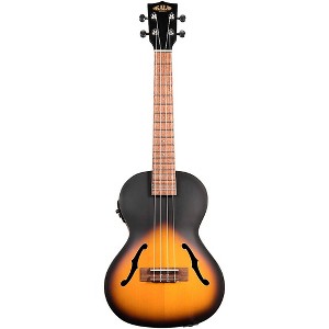 Kala KA-JTE/2TS Archtop Tenor Acoustic-Electric Ukulele - 1 of 4