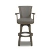 PAGED 46" High Swivel Bar Stool Modern Upholstered Counter Stools with High Back and Arms Counter Height Bar Stools for Pub, Dining Room - 2 of 4
