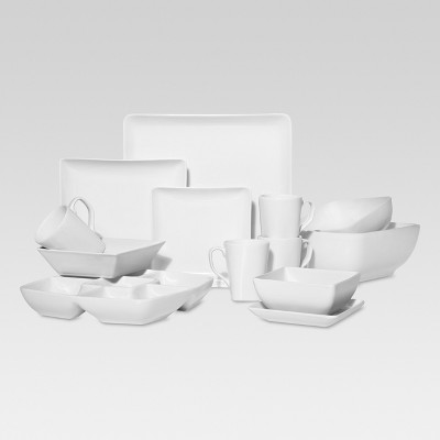 Threshold white clearance dishes