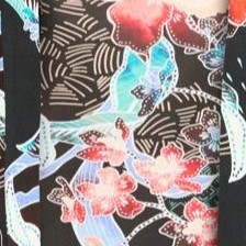 black floral