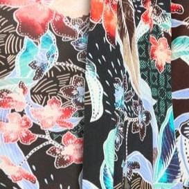 black floral