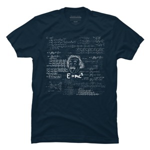 Men's Design By Humans E equals mc2 By Bomdesignz T-Shirt - 1 of 4