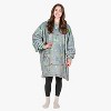 Tirrinia Wearable Blanket Oversized Hoodie for Adults, Patterns Sweatshirt Blanket, as Warm & Funny Gifts for Men Women Girlfriend - 2 of 4
