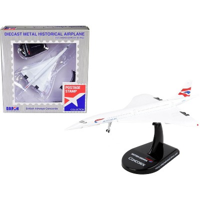 Photo 1 of BAC Concorde Passenger Aircraft "British Airways" 1/350 Diecast Model Airplane by Postage Stamp