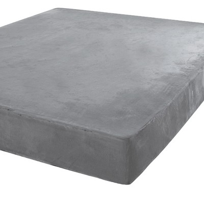 PiccoCasa Fitted Sheet Waterproof Bedding Sheet, Gray King 