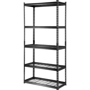 Storage Shelf Unit, 5-Tier Adjustable, 2000 lbs. Weight Capacity, 36"L x 16"W x 72"H - 1 of 4