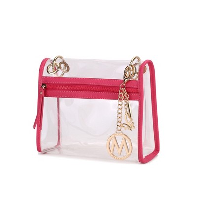 MKF Collection Gia Clear Crossbody Bag for Women by Mia K