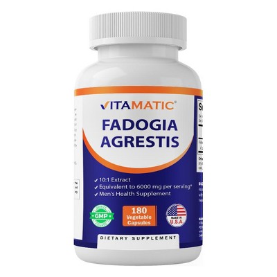 Fadogia Agrestis 600mg - 180 Veg Capsules