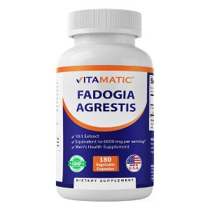 Fadogia Agrestis 600mg - 180 Veg Capsules - 1 of 4